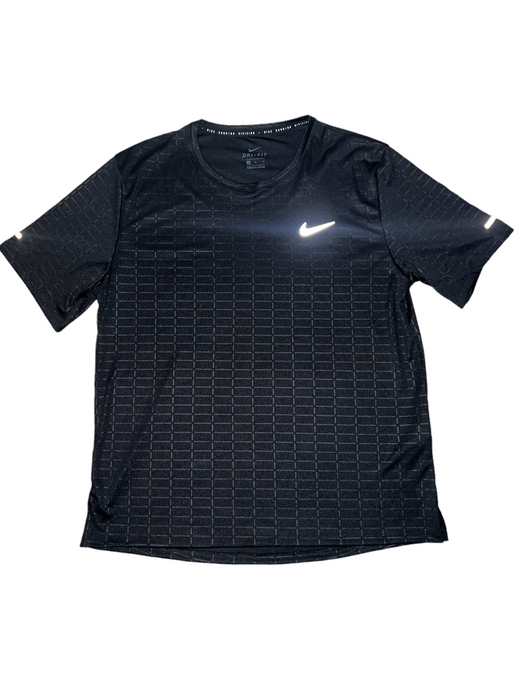 Nike Dri-FIT Grid Print T-shirt - Black