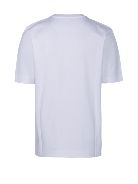 FENDI WHITE COTTON T-SHIRT