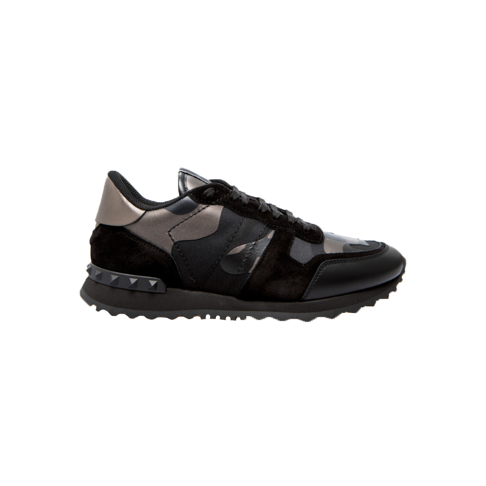 VALENTINO ROCKRUNNER TRAINERS IN DARK RUTENIO & NERO