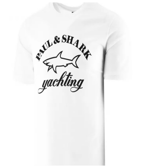 PAUL & SHARK LOGO T SHIRT WHITE