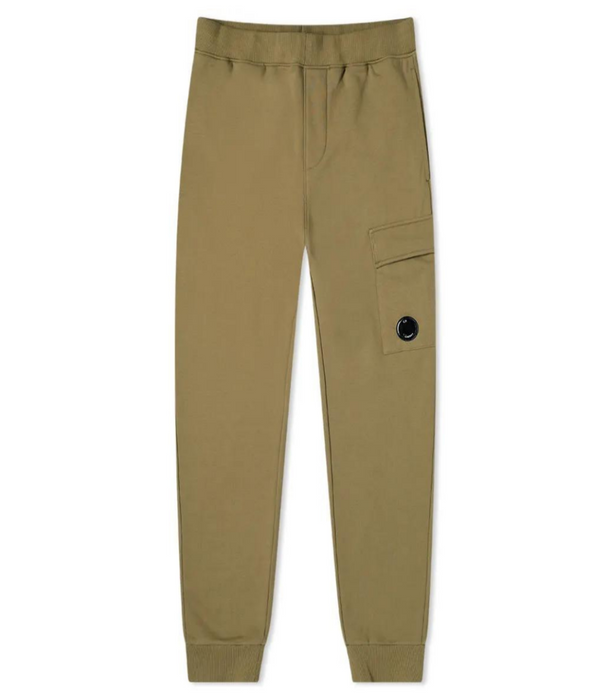 C.P. COMPANY POCKET LENS SWEAT PANTS MARTINI OLIVE