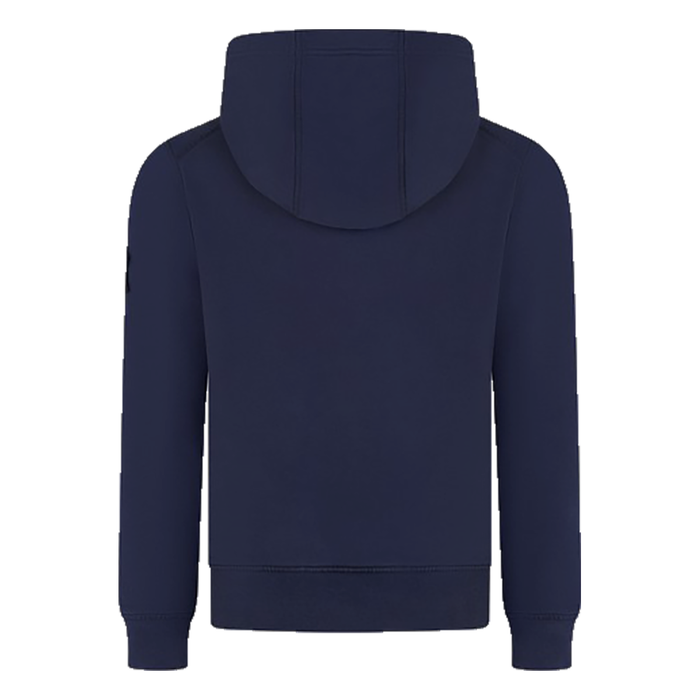 STONE ISLAND JUNIOR KANGEROO HOODIE IN NAVY BLUE